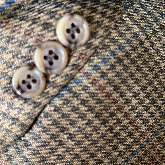 Vtg BROOKS BROTHERS Size 42R Plaid Sportcoat Silk/Cashmere Blend Timeless Pteppy - Picture 13 of 15